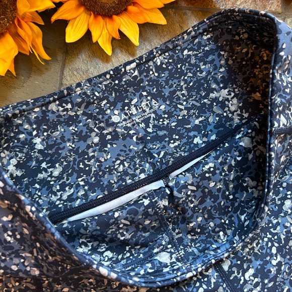 Athleta Sandstone Salutation 7/8 Tight in Navy (M) - Picture 9 of 13